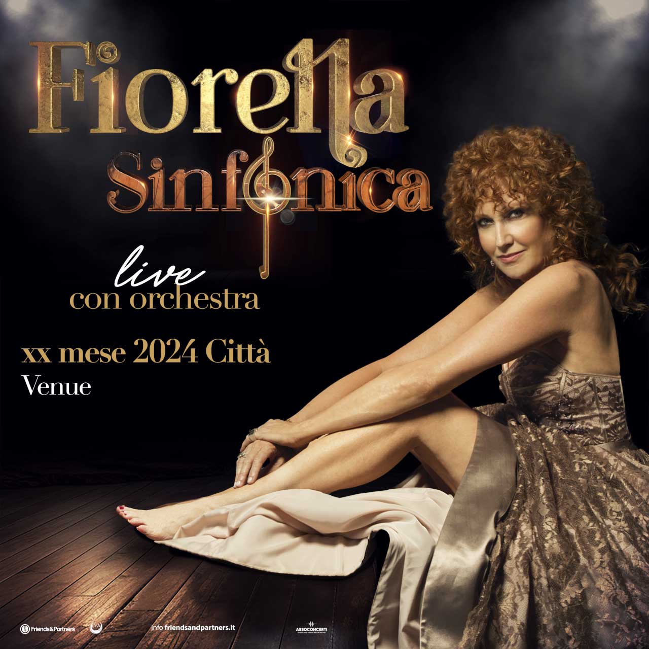 Banner per concerto Fiorella Sinfonica - live con orchestra