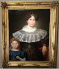 Di Angelus De Baets, Ritratto di giovane donna con bambina, 1829, olio su tela
