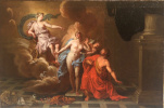 Di Antoine Coypel (1661 - 1722), La statua scolpita da Pigmalione si trasforma in donna per volontà di Venere