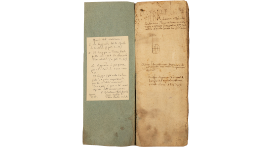 Manoscritto del Monastero di Santa Chiara - Legenda del beato Guido 0807